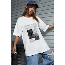 Unisex The 1997 Travel Baskılı Tasarım Tshirt Beyaz