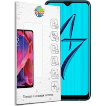 Oppo AX7 ile Uyumlu Temperli Ekran Koruyucu Kırılmaz Cam