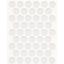 Mey İthalat Yapışkanlı Vida Tapası Beyaz 10 Mm