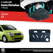 S-dizayn Citroen C2 Çelik Karter Muhafaza Koruma 2003-2009 A+ Kalite