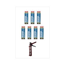 Soudal Silikonize Akrilik Mastik Beyaz 500gr 7 Adet+1 Adet Tabanca
