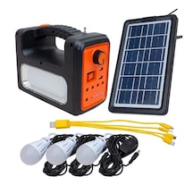 Güneş Enerjili Bt Radyolu 3 Lambalı Aydınlatma Cihazı