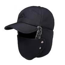 Tcherchi Outdoor Windproof Maskeli Şapka Siyah