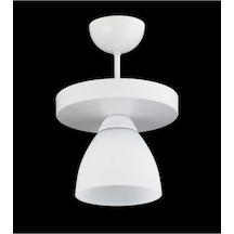 Tekli Yuvarlak Beyaz Spor Model Modern Avize H