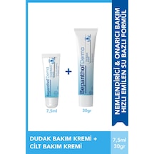 Bepanthol Cilt Kremi 30 G +  Dudak Kremi 7.5 ML l Avantajlı Günlük Bakım Seti