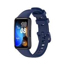Huawei Band 8 Uyumlu Klasik Ogaa Kordon-lacivert