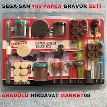 Segasan 105 Parça Gravür Seti Mini Taşlama Oyma Seti