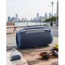 Taşınabilir Bluetooth Hoparlör Ipx5 Su Geçirmez Uczzzbombox3promavi-8