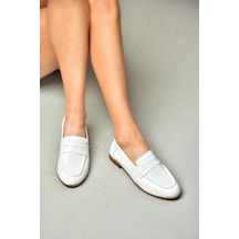 Fox Shoes S944007803 Beyaz Hakiki Deri Kadın Babet Beyaz-hakiki Deri Beyaz Fox Shoes S944007803 Beyaz Hakiki Deri Kadın Babet Beyaz-hakiki Deri Beyaz