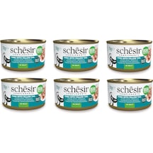 Schesir Ton Ve Sarı Kuyruk Jöleli Tamamlayıcı Kedi Konservesi 70 Gr. X 6 Adet