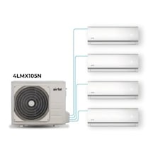 Airfel 4LMX105 9+9+12+18 İç + 36.000 BTU Dış Inverter Multi Split Klima