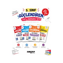 Ankara Yayıncılık 2027 5. Sınıf Türkçe + Matematik + Paragraf + İngilizce Yeni Müfredat Bağlam Temelli Güçlendiren Soru Bankası Seti 4 Kitap