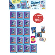 16 Paket Panini Stitch Süper Scrapbook Çıkartma 80 Adet Sticker