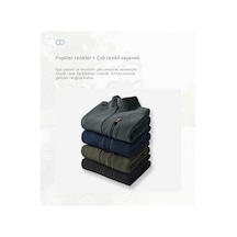 Erkek Termal Polar Ceket Soğuğa Dayanıklı Dik Yakalı Rahat Kesim Silueti Güzelleştirirerkek Termal Polar Ceket Soğuğa Dayanıklı Dik Yakalı Rahat Kesim Silueti Güzelleştirir Mavi