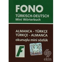 Mini Sözlük Almanca-Türkçe/Türkçe-Almanca- Fono Yayınları