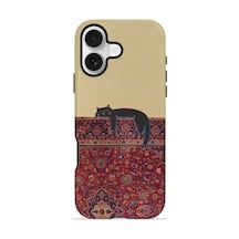 Apple iPhone Uyumlu 17 Vorian Çift Katmanlı Kılıf Persian Cat Lounge