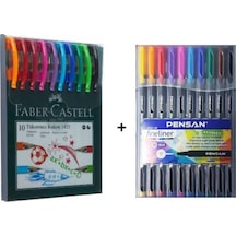 Tükenmez Kalem Seti + 04 Mm Fineliner Set No Color