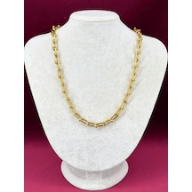 Uzun Tiffany Zincirli Gold Kolye Gold