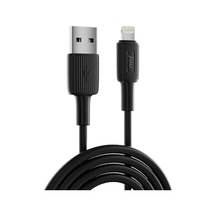 12w 2.4a Usb-a To Lightning İpad İle Uyumlu Silikon Hızlı Şarj Ve Data Kablosu Siyah 2 Metre