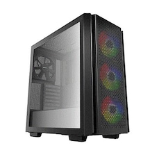 Deep Cool CG560 4X-RGB Mid-Tower Fanlı Bilgisayar Kasası Siyah