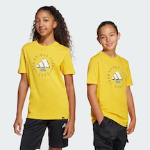 Adidas Jı6688 J Fun Tee Çocuk T-shirt Sarı