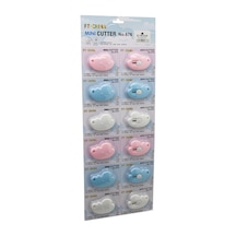 12 Adet Mını Cutter Mini Cep - Çanta Falçata - Maket Bıçak