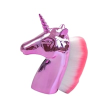Caş Dekorasyon Pembe Renk Unicorn Allık Fırçası Makyaj Fırçası