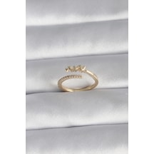 Mey İthalat Pirinç Gold Renk Zirkon Taş Detay Kalp Model Kadın Yüzük - Özel Seri Meyeb65d6083c5bea95d5780feef9 Altın