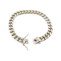 Pigado 316l Paslanmaz Çelik Zincir Erkek Bileklik Gri