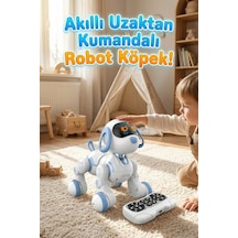 Akıllı Robot Köpek - Uzaktan Kumandalı, Dokunmatik, Programlanabilir, Dans Eden Eğitici Oyuncak Çok Renkli