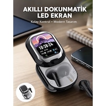 Şık Akıllı Ve Güçlü: Led Ekranlı Kablosuz Kulaklık Seti Mh-hs6668-1811