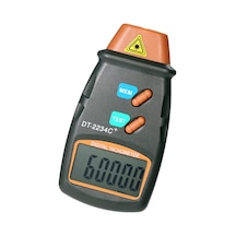 Hancaner Dijital Devir Sayısı Ölçer, El Fotoğrafı, Takometre, Lazerli, Temassız Menzil, 2,5 Rpm-99,999 Rpm Lcd Ek