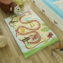 Zooturak Peluş Çocuk Matı Maymun Monki 100cm x 150cm