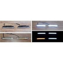 Ducki 18Cm Ledli Gündüz Farı Drl + Dinamik Kayar Sinyalli Led Iş