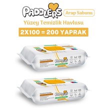Easy Clean Arap Sabunu Katkılı Yüzey Temizlik Havlusu 200 Yaprak (2x100) – Yüksek Hijyen