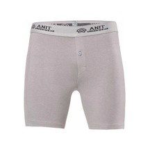 Likralı Uzun Erkek Boxer Gri - 1114a Çok Renkli