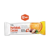 Portakal Ve Kakao Aromalı Protein Bar 45 G Protein İçeren Atıştırmalık Ve Sporcu Barı 12 Adet