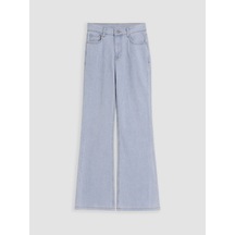 LC Waikiki Lc Waıkıkı İndigo Flare Kadın Jean Pantolon