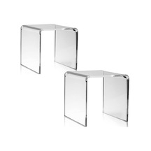Şeffaf Pleksi Yükseltici Sergileme Standı 8x8 Cm Banyo Mutfak Düzenleyici, Baharat Standı Akrilik Be Diğer