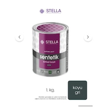 Stella Son Kat Yağlı Boya Sentetik 1 Kg Koyu Gri 0.75 KG