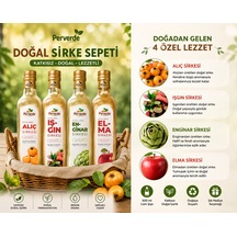 Doğal Sirke Seti 4 Lü Alıç, Elma, Enginar Ve Işgın Sirkesi 500 Ml X 4