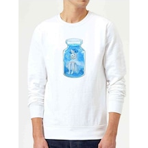 Anime Fairy Tail Glass Guild Emblem Baskılı Beyaz Erkek Sweat (530946938)