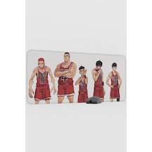 Slam Dunk Anime V4 - 90x40 Xxl Gaming Kauçuk Kaymaz Taban Mouse Pad Fare Altlığı