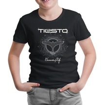 Dj Tiesto - Elements Of Life Siyah Çocuk Tshirt