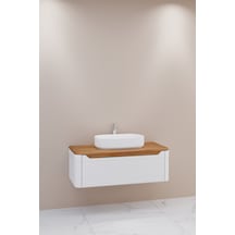 Ardino 110 Cm Alt Modül - Beyaz Kayın Beyaz - Kayın Ardino 110 Cm Alt Modül - Beyaz Kayın Beyaz - Kayın