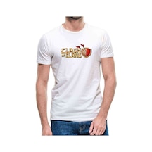 Clash Of Clans Logo Erkek Beyaz Tshirt