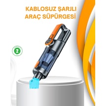 Kompakt Şarjlı El Süpürgesi Kuru Ve Sıvı Temizlik 5 Aparatlı