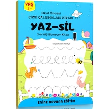 Okul Öncesi Çizgi Çalışmaları Kitabı (YAZ-SİL)
