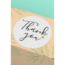 Thank You Kalpli Kargo Paket Sticker Etiketi 3x3cm St2062 Çok Renkli