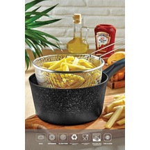 Melda Granit Kızartma, Patates, Cips,fritöz Telli Kızartma Tavası 20cm Genel
